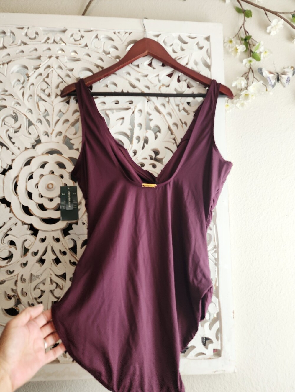 Lauren Ralph Lauren SwimwearTummycontrol Underwire Ruffled Onepiece - Picture 12 of 14